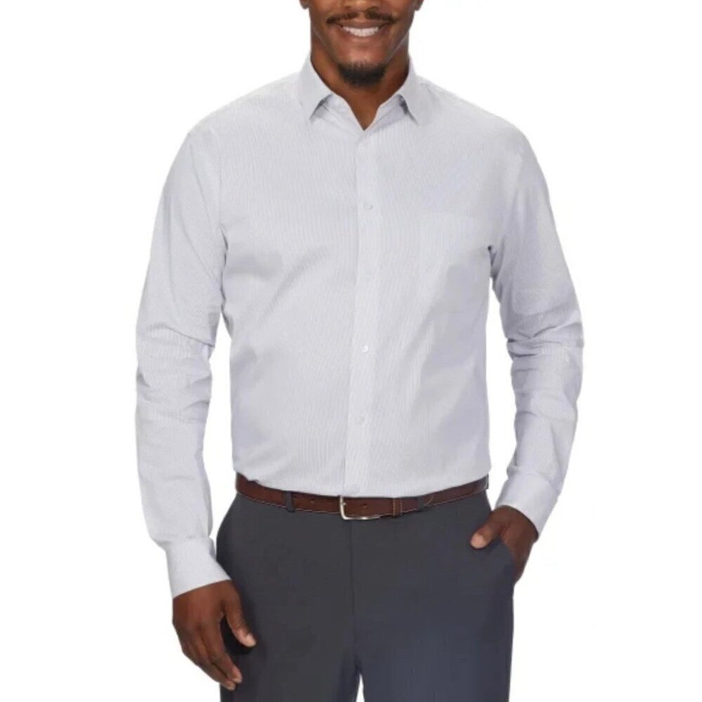 NWOT Calvin Klein Men's M 15-15.5 Tech Active Stretch Dress Shirt Button down
